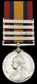 Queen’s South Africa 1899-1902, 4 clasps, Cape Colony, Orange Free State, Transvaal, South Africa 1901 (21320 Tpr....