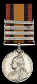 Queen’s South Africa 1899-1902, 4 clasps, Cape Colony, Transvaal, Wittebergen, South Africa 1901 (232 Pte. A. E....