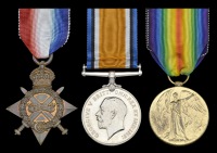 Three: Private F. C. Hazell, Royal Wiltshire Yeomanry

1914-15 Star (1528 Pte., R. Wilts. Yeo.); British War and...