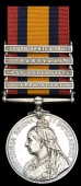 Queen’s South Africa 1899-1902, 4 clasps, Cape Colony, Orange Free State, Transvaal, South Africa 1902 (3712 Pte....