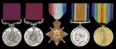 Family group:

Army L.S. & G.C. (2), V.R., 3rd issue, small letter reverse (3975 Pte. P. Tierney, 39th Foot; 289.S...