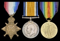 Three: Temporary Serjeant H. Mitchell, 12th Lancers

1914 Star (5559 Pte., 12/Lrs.); British War and Victory...