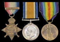 Three: Private W. Henry, Norfolk Regiment

1914 Star, with clasp (7307 Pte., 1/Norf. R.); British War and Victory...