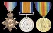 Three: Private G. Hirst, 2nd Dragoon Guards

1914-15 Star (GS-5106 Pte., 2-D. Gds.); British War and Victory...