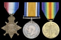 Three: Private G. Thorogood, 5th Dragoon Guards, killed in action, France/Flanders, 10 April 1917

1914-15 Star...