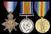 Three: Private J. R. Burridge, 1/5th Battalion Royal Warwickshire Regiment, late 3rd Hussars, killed in action,...