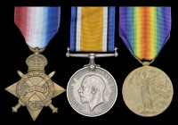 Three: Private M. J. Skelly, 6th Dragoons

1914-15 Star (D-4774 Pte., 6th Dns.); British War and Victory Medals...