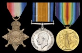 Three: Private S. J. Jennings, 9th Lancers

1914-15 Star (GS-10510 L. Cpl., 9-Lrs.); British War and Victory...