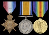 Three: Private H. A. Hawks, 10th Hussars

1914-15 Star (20010 Pte., 10th Hrs.); British War and Victory Medals...