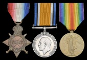 Three: Private A. White, 13th Hussars

1914-15 Star (12616 L. Cpl., 13-Hrs.); British War and Victory Medals...