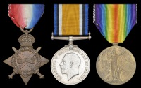 Three: Private J. Smithies, 18th Hussars

1914-15 Star (10403 Pte., 18th Hrs.); British War and Victory Medals...