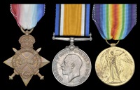 Three: Private G. Collins, East Kent Regiment
1914-15 Star (G-3084 Pte., E. Kent R.); British War and Victory...