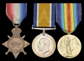 Three: Private A. Dowswell, Leicestershire Regiment
1914-15 Star (10463 Pte., Leic. R.); British War and Victory...