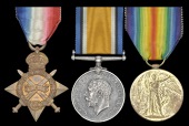 Three: Private J. E. Corby, 11th Battalion Royal Welsh Fusiliers, killed in action, Salonika, 15 November...