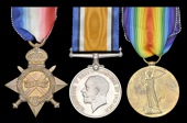 Three: Private H. K. Rogers, Honourable Artillery Company - Infantry
1914-15 Star (3978 Pte., H.A.C.); British War...
