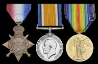 Three: Private C. Parker, 21st Battalion London Regiment (First Surrey Rifles), killed in action, France/Flanders, 8...