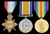 Three: Private L. W. Gibson, 22nd Battalion London Regiment (The Queen’s)

1914-15 Star (1775 Pte., 22-Lond....