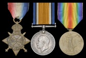 Three: Private A. E. Lindup, 23rd Battalion London Regiment
1914-15 Star (4293 Pte., 23-Lond. R.); British War and...