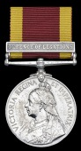China 1900, 1 clasp, Defence of Legations (Pvte. J. D. Newland, R.M.L.I.) minor edge bruising and contact marks,...