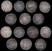 John (1199-1216), Pennies (7), all Canterbury, class Vb 1 (5), Arnaud, arnavd · on · ca, 1.26g/10h (SCBI Mass...