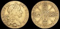 Charles II (1660-1685), Guinea, 1664, second bust, elephant below (MCE 55; S 3341). Good fine, reverse better,...