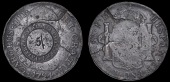 CLACKMANNANSHIRE, Alloa, Alloa Colliery, a contemporary base metal counterfeit of a MEXICO, Charles IIII, 8 Réales,...