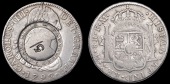 LANARKSHIRE, New Lanark, Lanark Mills, a MEXICO, Charles IIII, 8 Réales, 1792fm, Mexico City, obv. countermarked...