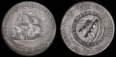 STIRLINGSHIRE, Fintry, Culcreuch Mill, a LANCASHIRE, Liverpool, Thomas Clarke, Halfpenny, 1792 (DH Lancashire 98),...