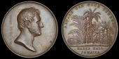 Medals, Jamaica, Sir Henry de la Beche, Good Conduct award, 1841, a copper medal by W. Wyon, from the same dies as...