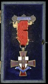 Medals, Jamaica, The Jamaica Preceptory, 1909, a Founders jewel by Spencer & Co, silver and enamel cross with...
