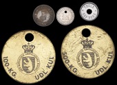 Greenland, Ivigtut, Kryolithbrud, cupro-nickel 10 Øre, 1922 (KM. Tn46); Thule-Cap York, Knud Rasmussen, aluminium 5...