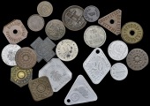 Hungary, BÉKÉSCABA, Hangya Hüotmäz, aluminium (3), for 20, 10 and 1 Chicken, various sizes (Pavo pp.41-4, 9-11);...