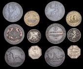 Jamaica, Kingston, Mark Howard, Ferry grass, Penny (Lyall 153; Prid. 131), Jamaica Street Car Co Ltd, One Fare...