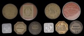 Norway, BERGEN, Bode-Panzer AG, brass, stamped 14, 24mm; CHRISTIANSUND, Christiansunds Dampbaadssamlag, oval nickel...