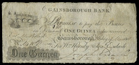 LINCOLNSHIRE, Gainsborough, Gainsborough Bank, One Guinea, 26 March 1802, no. 14107, for William Hornby & Joseph...