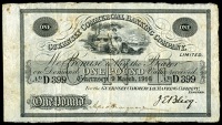 Guernsey Commercial Banking Co Ltd, One Pound, 9 March 1916, D 399, Marquand-Blicq signatures (McCammon GN 5; Pick...
