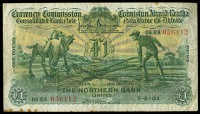 The Northern Bank Ltd, One Pound, 7 January 1931, 04EA 056112, Brennan-Stewart signatures (CNO 5; MacDevitt E-029)....