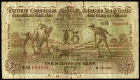 The Northern Bank Ltd, Five Pounds, 6 May 1929, 01OK 000606, Brennan-Knox signatures (CNO 2; MacDevitt E-031). With...