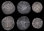 Henry V (1413-1422), Pennies (2), both York, class F, mullet and trefoil by crown, 0.91g/4h, 0.88g/11h (N 1403; S...