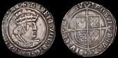 Henry VIII (1509-1547), Second coinage, Groat, Tower, mm. arrow, saltires in forks, reads aglie, 2.58g/3h (Whitton...