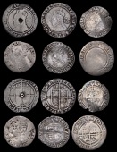 Elizabeth I (1558-1603), Second issue, Groat, mm. martlet, bust 1F, wire-line and beaded inner circles, legend ends...