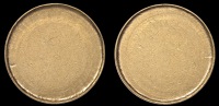Paul Kruger, Blank Pond, the so-called ‘Machadodorp’ type with rim (Hern Z56; Levine p.68, item B). Very fine or...