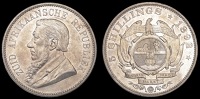 Paul Kruger, Crown, 1892, double shaft (Hern Z36; KM. 8.2). Some light surface marks, otherwise practically mint...