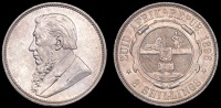 Paul Kruger, Florin, 1896 (Hern Z27; KM. 6). A few surface marks, otherwise practically mint state 	£90-120