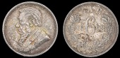 Paul Kruger, Sixpence, 1893 (Hern Z12; KM. 4). Extremely fine, lightly toned 	£100-150