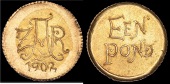Schalk Burger, Veld Pond, 1902, 8.33g/12h (Hern Z54; KM. 11; F 4). Extremely fine or better 	£8,000-10,000