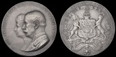 CANADA, Earl Grey, Governor General of Canada, 1904, a silver medal by E. Fuchs, 51mm (Breton 97a; cf. Baldwin...