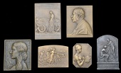 FRANCE, Funeral of President Carnot, 1894, a bronze plaque by L.-O. Roty, 80 x 57mm (Roty Compagnonnage p.89; Coll....