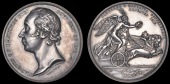 INDIA, British Victories in India, 1818, a silver medal by W. Wyon for Mudie, bust of Marquis of Hastings left, rev....