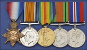 Five: Lieutenant H. A. Bedford, Royal Army Service Corps, late Royal Lancaster Regiment

1914-15 Star (Lieut., R....